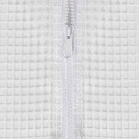 IDMARKET Bâche De Rechange 130G/M² Pour Serre Tunnel 6M² Blanche 4 Saisons ROMA - Blanc 6 IDMARKET Bâche De Rechange 130G/M² Pour Serre Tunnel 6M² Blanche 4 Saisons ROMA - Blanc – Image 4