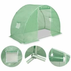 VidaXL Serre 4,5 M² 300x150x200 Cm - Vert -France Serre de jardin Soldes 2022 12001690 2