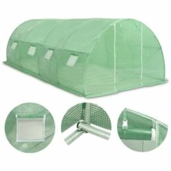 VidaXL Serre 18 M² 600x300x200 Cm - Vert -France Serre de jardin Soldes 2022 12001696 2