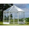 DANCOVER Kiosque De Jardin En Polycarbonate, Octogonal 7,37m², 2,98x2,98x2,78m, Blanc - Blanc -France Serre de jardin Soldes 2022 12727980 1