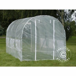DANCOVER Serre Tunnel 2x4,5x2m, 9m², Transparent - Transparent