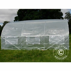 DANCOVER Serre Tunnel 3x4,5x2m, 13,5m², Transparent - Transparent -France Serre de jardin Soldes 2022 12728256 3
