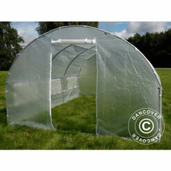 DANCOVER Serre Tunnel 3x4,5x2m, 13,5m², Transparent - Transparent -France Serre de jardin Soldes 2022 12728256 4