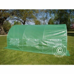 DANCOVER Serre Tunnel 3x4,5x2m, 13,5m², Vert - Vert -France Serre de jardin Soldes 2022 12728260 4