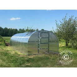 DANCOVER Serre Polycarbonate TITAN Arch 280, 24m², 3x8m, Argent - Argenté 10 DANCOVER Serre Polycarbonate TITAN Arch 280, 24m², 3x8m, Argent - Argenté -France Serre de jardin Soldes 2022 12728368 4