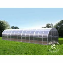 DANCOVER Serre Polycarbonate TITAN Arch 320, 24m², 3x8m, Argent - Argenté -France Serre de jardin Soldes 2022 12728383 3