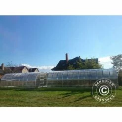 DANCOVER Serre Polycarbonate TITAN Arch 320, 24m², 3x8m, Argent - Argenté -France Serre de jardin Soldes 2022 12728383 4