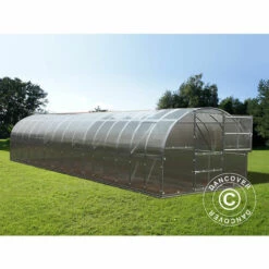 DANCOVER Serre Polycarbonate TITAN Arch 320, 30m², 3x10m, Argent - Argenté -France Serre de jardin Soldes 2022 12728386 3