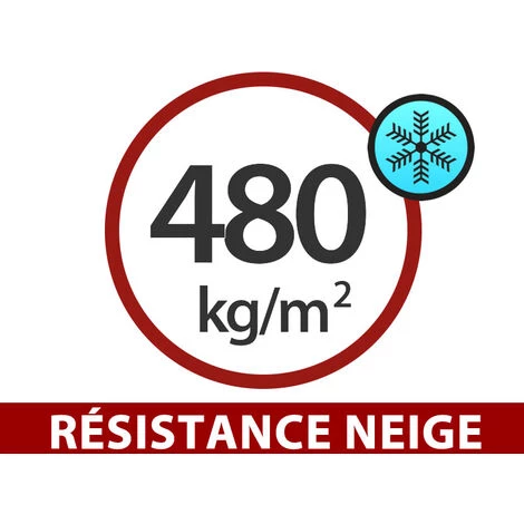 DANCOVER Extension Pour La Serre En Polycarbonate, TITAN Classic 480, 4,7m², 2,35x2m, Argent - Argenté 3 DANCOVER Extension Pour La Serre En Polycarbonate, TITAN Classic 480, 4,7m², 2,35x2m, Argent - Argenté