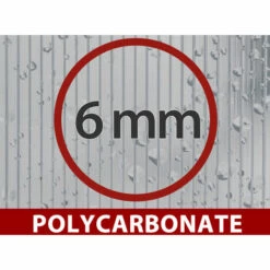 DANCOVER Extension Pour La Serre En Polycarbonate, TITAN Classic 480, 4,7m², 2,35x2m, Argent - Argenté 9 DANCOVER Extension Pour La Serre En Polycarbonate, TITAN Classic 480, 4,7m², 2,35x2m, Argent - Argenté -France Serre de jardin Soldes 2022 12978336 3