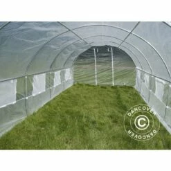 DANCOVER Serre Tunnel 4x10,6x2m, 42,4m², Transparent - Transparent -France Serre de jardin Soldes 2022 13237226 5