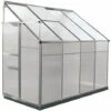 HABITAT ET JARDIN SERRE JARDIN POLYCARBONATE CAMELIA - 3,15 M² - Argenté. -France Serre de jardin Soldes 2022 1351223 1