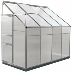 HABITAT ET JARDIN SERRE JARDIN POLYCARBONATE CAMELIA - 3,15 M² - Argenté.