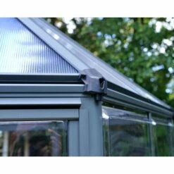 Palram - Canopia | Serre De Jardin Hexagonale Oasis 4m² Grise -France Serre de jardin Soldes 2022 13736077 3