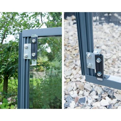 Palram - Canopia | Serre De Jardin Hexagonale Oasis 8.6m² Grise 5 Palram - Canopia | Serre De Jardin Hexagonale Oasis 8.6m² Grise – Image 3