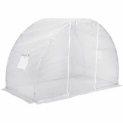 VidaXL Serre 4,5 M² 300x150x200 Cm - Blanc -France Serre de jardin Soldes 2022 14833466 4