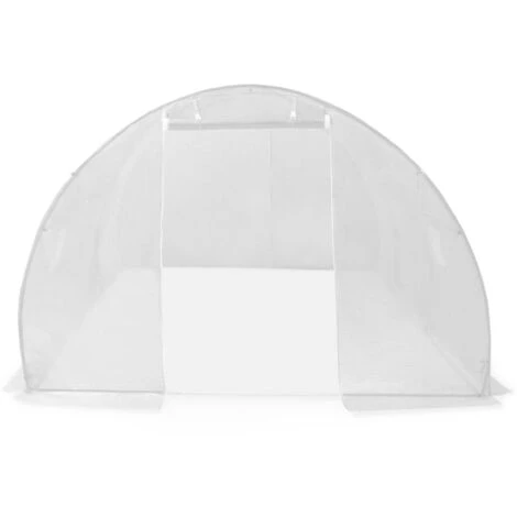 VidaXL Serre 13,5 M² 450x300x200 Cm - Blanc 6 VidaXL Serre 13,5 M² 450x300x200 Cm - Blanc – Image 4