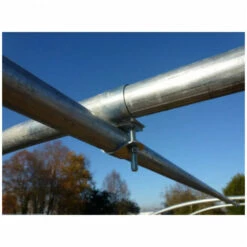 ATOUT LOISIR Serre Tunnel PRO-400 Larg 4 M , L 4 M, Façade 1 Porte Simple Et 1 Façade Pleine -France Serre de jardin Soldes 2022 15011876 5