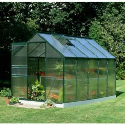 HALLS Serre Polycarbonate Popular 106 - 6.20 M², Couleur Silver, Base Avec Base - Silver -France Serre de jardin Soldes 2022 16255966 3