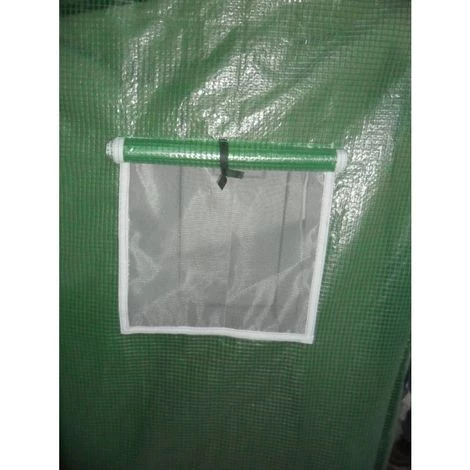 HABITAT ET JARDIN SERRE TOMATE PETUNIA- 1.6M² - 2 X 0.77 X 1.69 M - Vert. 5 HABITAT ET JARDIN SERRE TOMATE PETUNIA- 1.6M² - 2 X 0.77 X 1.69 M - Vert. – Image 3