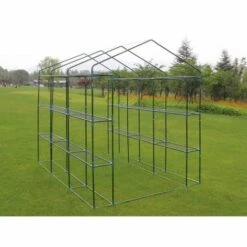 HABITAT ET JARDIN SERRE TOMATE PETUNIA- 4.4M² - 2.5 X 1.7 X 2.1 M - Vert. -France Serre de jardin Soldes 2022 164994 3