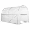 Outsunny Serre De Jardin Tunnel 6 M² 3L X 2l X 1,9H M Acier Galvanisé Renforcé Diamètre 2,4 Cm + PE Haute Densité Fenêtres Porte Blanc - Blanc -France Serre de jardin Soldes 2022 17047130 1