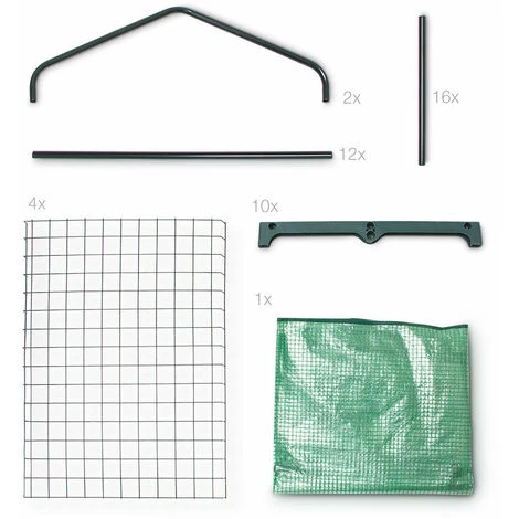 HELLOSHOP26 Serre De Jardin Métal 70 X 160 X 50 Cm Jardinage Plante Plastique - Métal 7 HELLOSHOP26 Serre De Jardin Métal 70 X 160 X 50 Cm Jardinage Plante Plastique - Métal – Image 5