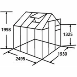 GARDIUN Serre De Jardin En Polycarbonate/Aluminium Lunada - 4,82 M² 249x193x190 Cm Avec Base 4 Modules 9 GARDIUN Serre De Jardin En Polycarbonate/Aluminium Lunada - 4,82 M² 249x193x190 Cm Avec Base 4 Modules -France Serre de jardin Soldes 2022 17270117 3