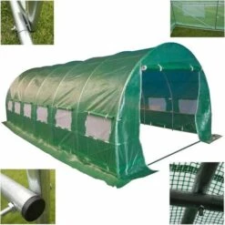 DESTOCKOUTILS Serre Tunnel De Jardin Maraicher 3x6m -France Serre de jardin Soldes 2022 174846 2