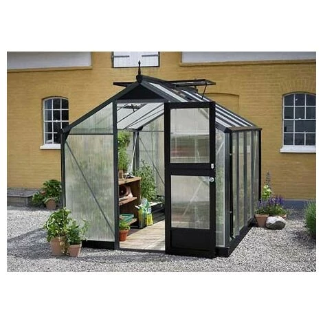 JULIANA Serre Polycarbonate Compact 5 M², Couleur Silver, Base Sans Base - Silver 3 JULIANA Serre Polycarbonate Compact 5 M², Couleur Silver, Base Sans Base - Silver