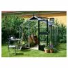 JULIANA Serre En Verre Trempé Compact 6,6m² , Couleur Silver, Base Sans Base - Silver -France Serre de jardin Soldes 2022 17858229 1