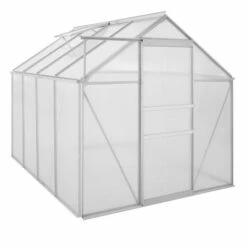 Zelsius Serre En Aluminium | 250 X 190 Cm | Panneaux De 6 Mm, 4,75m² 9 Zelsius Serre En Aluminium | 250 X 190 Cm | Panneaux De 6 Mm, 4,75m² -France Serre de jardin Soldes 2022 18086889 3