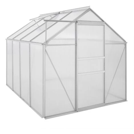 Zelsius Serre En Aluminium | 250 X 190 Cm | Panneaux De 6 Mm, 4,75m² 5 Zelsius Serre En Aluminium | 250 X 190 Cm | Panneaux De 6 Mm, 4,75m² – Image 3