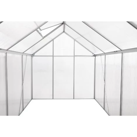 Zelsius Serre En Aluminium | 250 X 190 Cm | Panneaux De 6 Mm, 4,75m² 6 Zelsius Serre En Aluminium | 250 X 190 Cm | Panneaux De 6 Mm, 4,75m² – Image 4