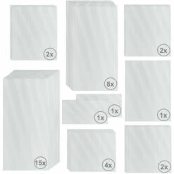 Zelsius Set De Plaques De Polycarbonate 36 Pièces | Feuille Double Paroi