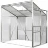 GARDEBRUK Serre De Jardin Adossée Murale Polycarbonate 3,8 M³ Abri Gel Plante Légume Potager Demi Serre -France Serre de jardin Soldes 2022 18473091 1