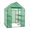 OGROW Mini Serre De Jardin | Tente Abri Pour Légume, Plantes En Polyéthylène Vert | 8 Étagères | 143 X 143 X 195 Cm -France Serre de jardin Soldes 2022 18734171 1