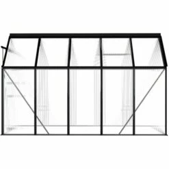 VidaXL Serre Anthracite Aluminium 5,89 M² - Anthracite 10 VidaXL Serre Anthracite Aluminium 5,89 M² - Anthracite -France Serre de jardin Soldes 2022 18800272 4