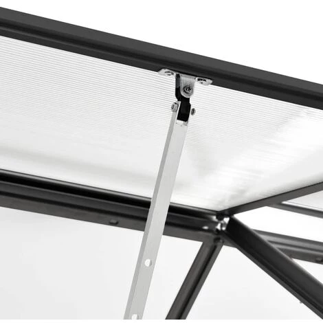 VidaXL Serre Anthracite Aluminium 5,89 M² - Anthracite 7 VidaXL Serre Anthracite Aluminium 5,89 M² - Anthracite – Image 5