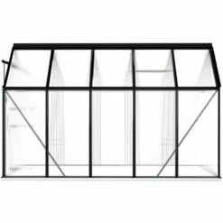 VidaXL Serre Avec Cadre De Base Anthracite Aluminium 5,89 M² - Anthracite -France Serre de jardin Soldes 2022 18904254 4