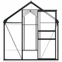 VidaXL Serre Avec Cadre De Base Anthracite Aluminium 7,03 M² - Anthracite -France Serre de jardin Soldes 2022 18904269 3
