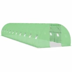 VidaXL Serre 45 M² 15x3x2 M - Vert 9 VidaXL Serre 45 M² 15x3x2 M - Vert -France Serre de jardin Soldes 2022 19667486 3