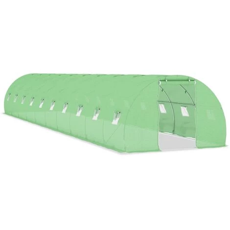 VidaXL Serre 45 M² 15x3x2 M - Vert 5 VidaXL Serre 45 M² 15x3x2 M - Vert – Image 3