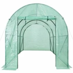 GARDEBRUK Serre De Jardin Tunnel Bâche Polyéthylène 350x200x200cm Serre 7 M² Légumes Semis -France Serre de jardin Soldes 2022 20502105 5
