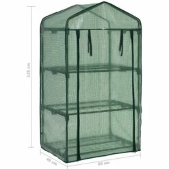 ASUPERMALL Mini-serre A 3 Niveaux 69x49x125 Cm -France Serre de jardin Soldes 2022 23187742 2