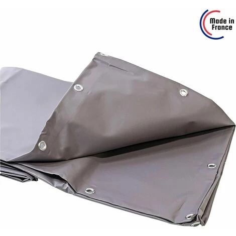 TECPLAST Bâche Tunnel Agricole 8x9 M Ignifugée M2 680TU2 Grise - Qualité 15 Ans - Bâche étanche Anti-Chaleur - Made In France - Grise 7 TECPLAST Bâche Tunnel Agricole 8x9 M Ignifugée M2 680TU2 Grise - Qualité 15 Ans - Bâche étanche Anti-Chaleur - Made In France - Grise – Image 5