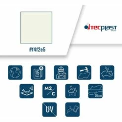 TECPLAST Bâche Tunnel Agricole 2x3 M Ignifugée M2 680TU2 Blanche - Qualité 15 Ans - Bâche étanche Anti-Chaleur - Made In France - Blanche -France Serre de jardin Soldes 2022 23711534 3