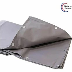 TECPLAST Bâche Tunnel Agricole 3x5 M 900TU Grise - Qualité 15 Ans - Bâche étanche Pour Tunnel De Stockage - Made In France - Grise -France Serre de jardin Soldes 2022 23711538 5