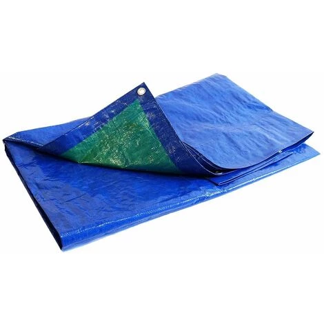 TECPLAST Bâche De Protection Agricole 150 G/m² - 5 X 8 M - Serre Tunnel - Bâches étanches - Bache Imperméable - Bicolore : Verte Et Bleue 3 TECPLAST Bâche De Protection Agricole 150 G/m² - 5 X 8 M - Serre Tunnel - Bâches étanches - Bache Imperméable - Bicolore : Verte Et Bleue