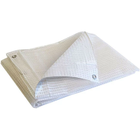 TECPLAST Bâche De Protection Agricole 170 G/m² - 4 X 10 M - Transparente - Petite Serre De Jardin - Bache Imperméable - Transparente Armée 3 TECPLAST Bâche De Protection Agricole 170 G/m² - 4 X 10 M - Transparente - Petite Serre De Jardin - Bache Imperméable - Transparente Armée
